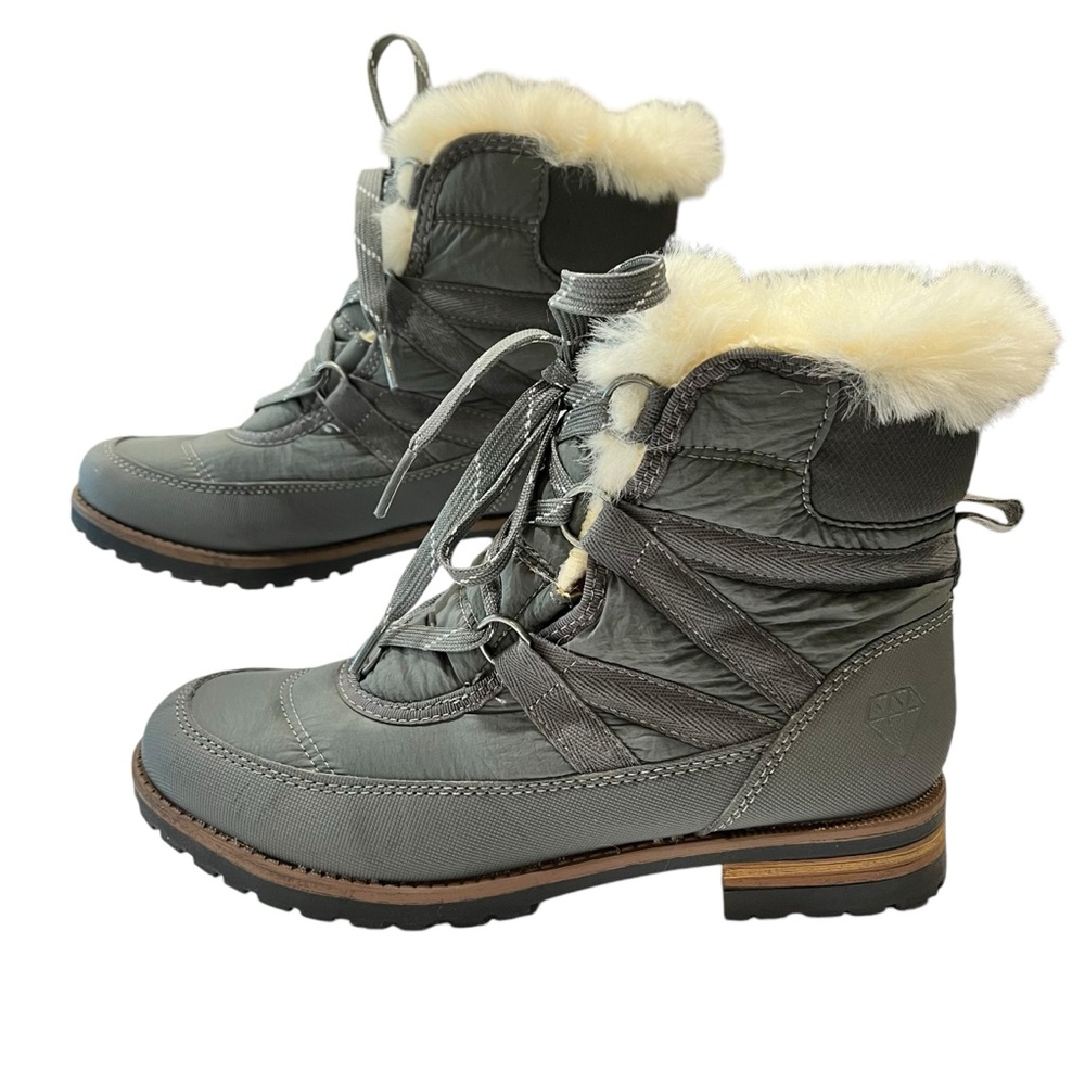 ❣️SALE❣️Rock & Candy Winter Boots Fur Trim Womens Size 7.5